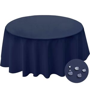 Elegant Navy Blue Tablecloth